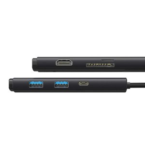 هاب 6 پورت باسئوس مدل WKQX050101 USB-C